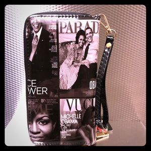 Magazine Cover College ZIP Around Wallet